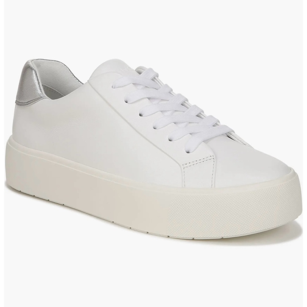 VINCE White Platform Sneakers